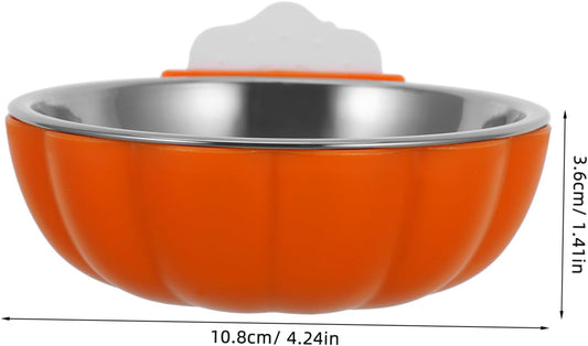 Milisten Hanging Stainless Steel Bird Food Bowl for Cage Durable Parrot Feeding Dish with Complete Installation Kit for Parrots and Small Animals Easy to Clean and