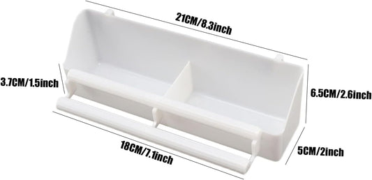 Bird Feeder for Cage, 3 Pack Bird Water Dispenser Hanging Plastic Feeder with Hooks, Parakeet Food Bowl Cups for Small Cockatiel Pigeons