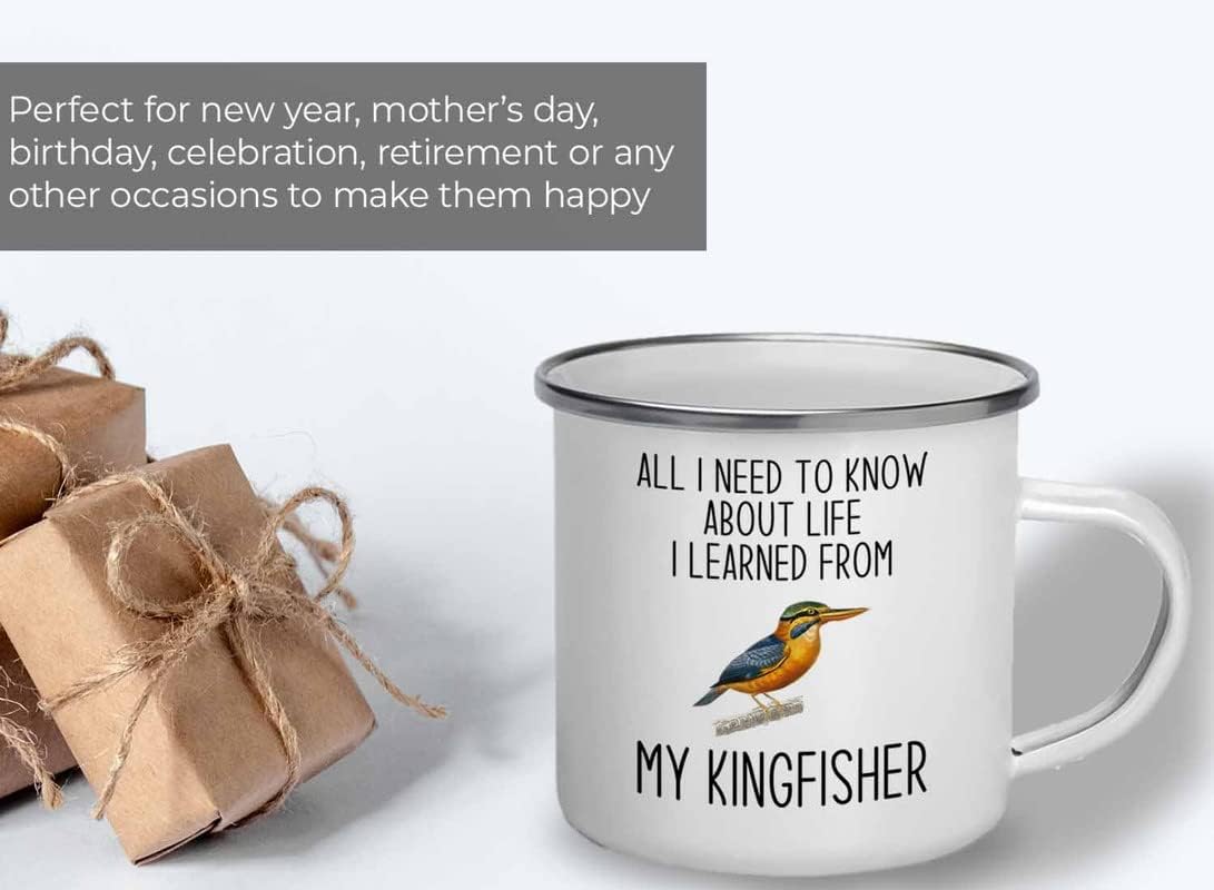 Bird Lover Camper Mug 12oz - Lfe my bird - Hummingbird Nest Cage Parrot Dad Gardening Outdoor Birdwatcher Feeder