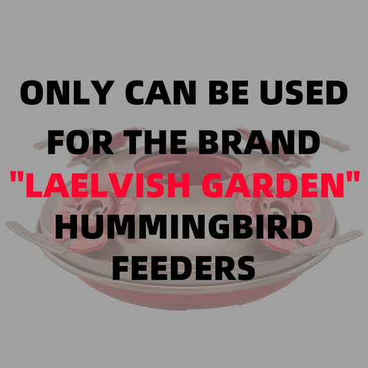 Upgraded Replacement Metal Base, Fits LaElvish Garden Hummingbird Feeders ONLY, No Leak No Rust, Safe for Hummingbird, Silver+Yellow Upgraded Base, Containing 1 Metal Base
