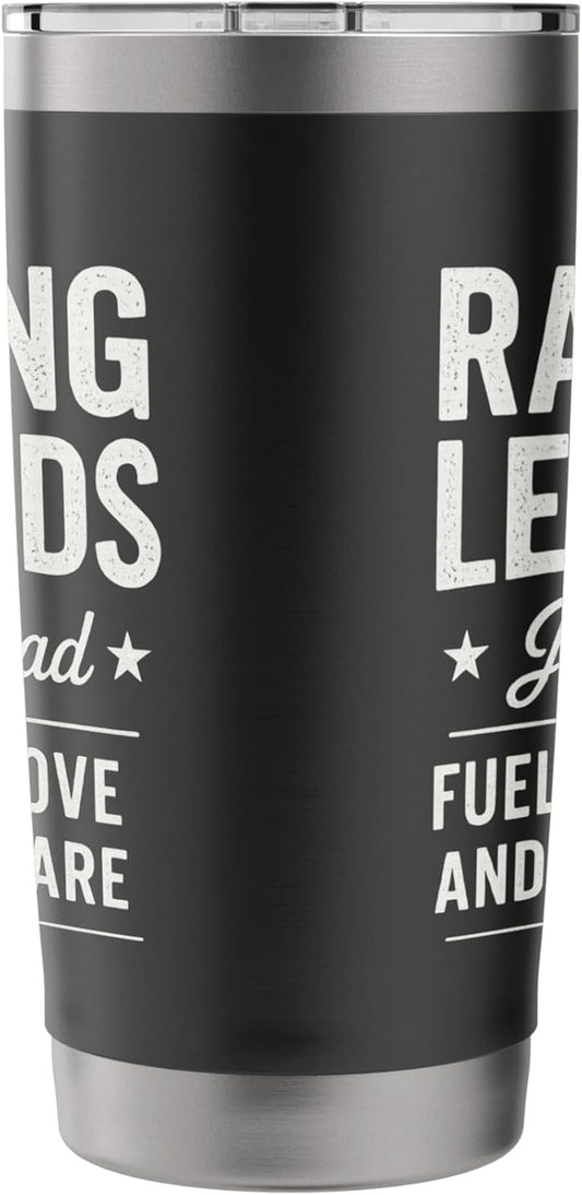 Raising Legendary Dad Lawn Care Father’s Day Tee Stainless Steel Insulated Tumbler