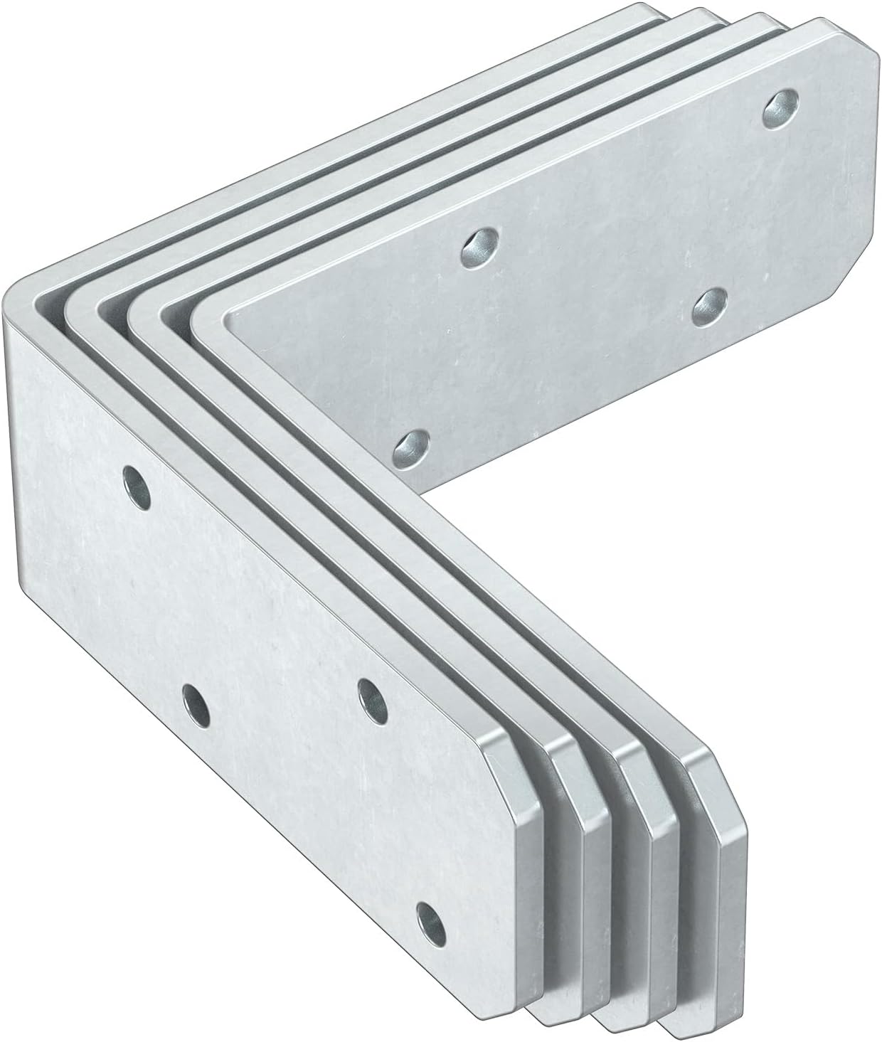 3"×3"×1.2" 90 Degree Galvanized Corner Brace, Heavy Duty L Shape Brack