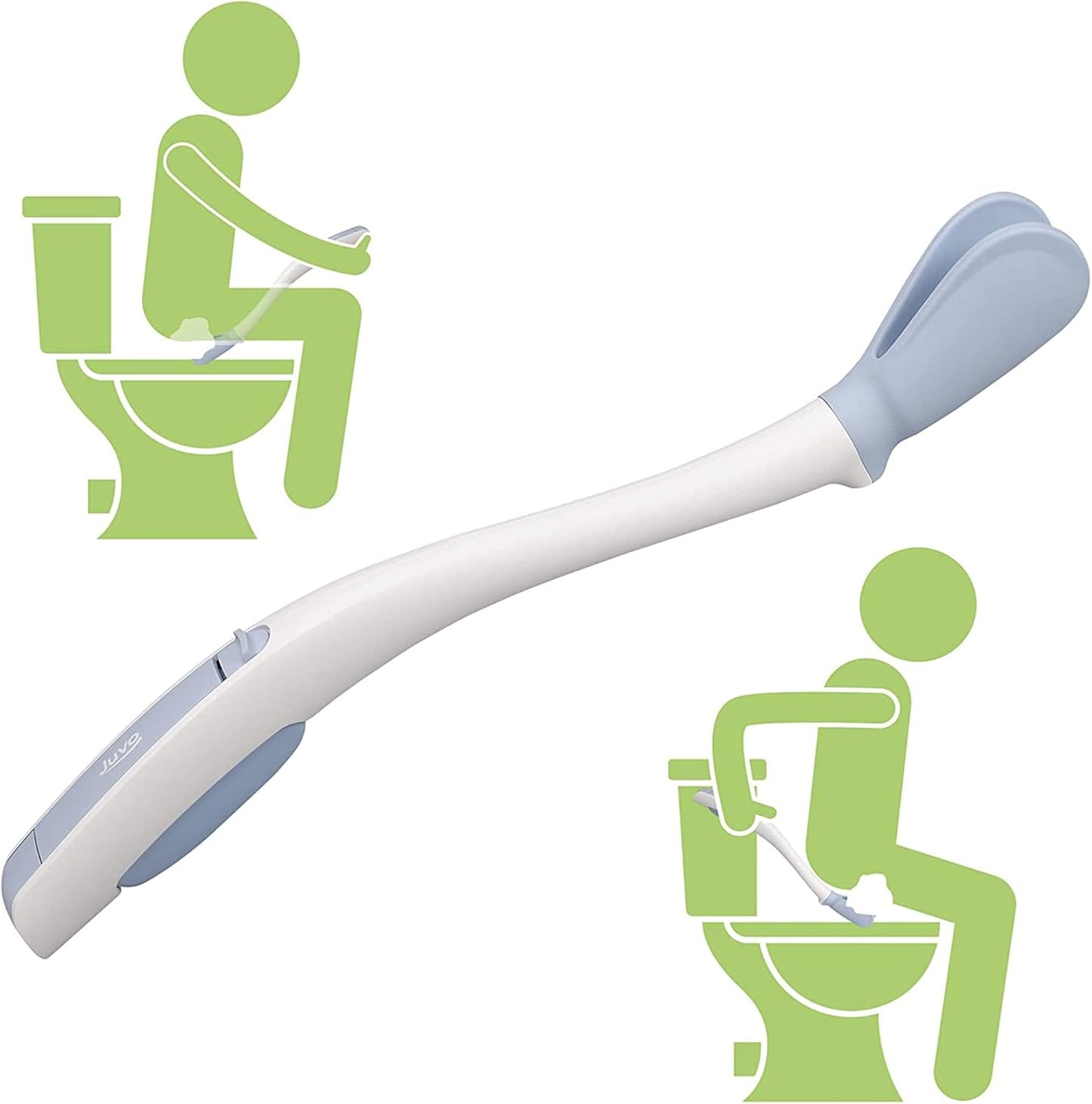 Juvo Toilet Aid - Personal Bottom Wiping Tool, Bathroom Mobility Aid f