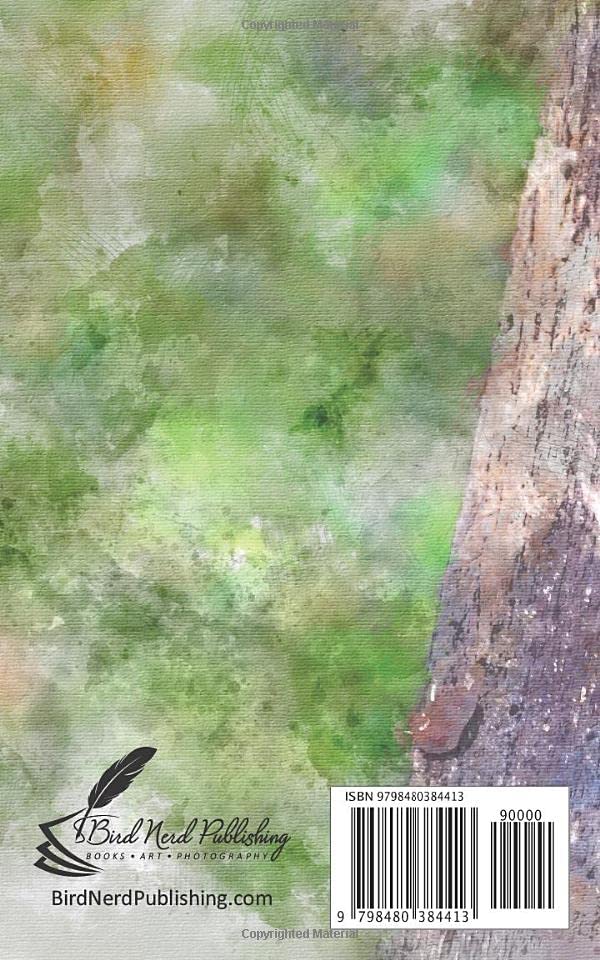 Birding Notes: Beautiful soft cover Birding Journal featuring a watercolor Red Bellied Woodpecker cover and perfect to document your finds and discoveries