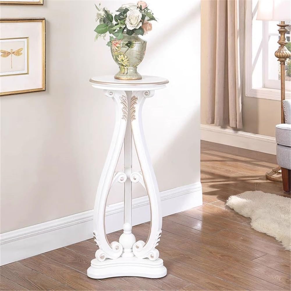 Oriental Vase Stand Indoor American Household Decorative Base, Living Room Vintage Wood Display Stand Vase Display Stand