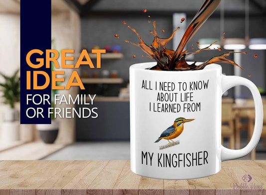 Bird Lover Coffee Mug 11oz White - Lfe my bird - Hummingbird Nest Cage Parrot Dad Gardening Outdoor Birdwatcher Feeder