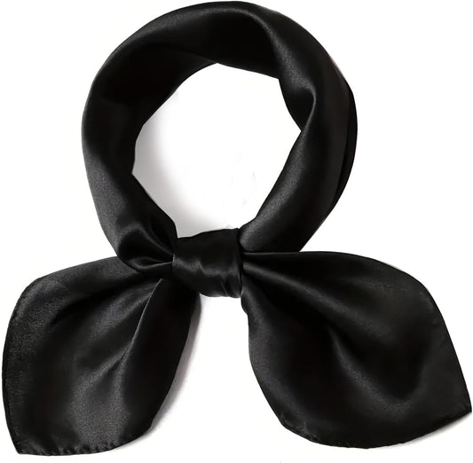 vimate 35" Square Silk Like Head Scarf - Women's Fashion Satin Scarf B