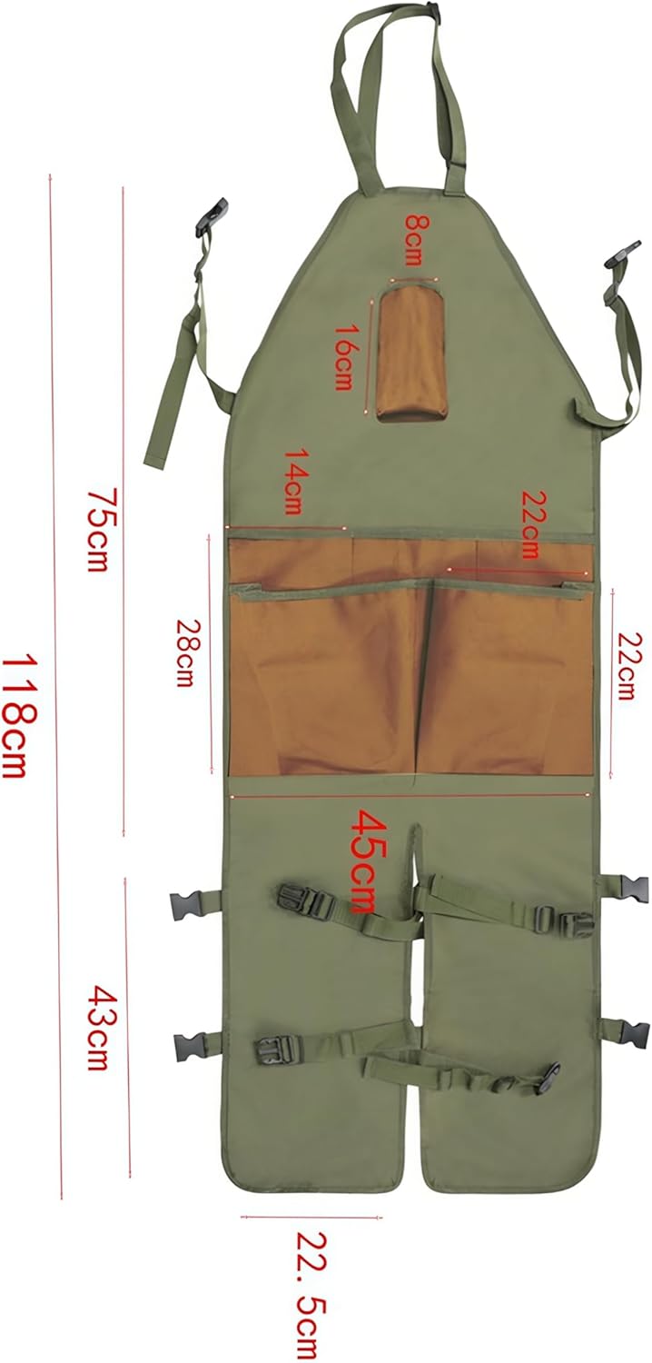 Garden apron,Apron Man,Harvest Apron with Pockets,Waterproof,Adjustabl