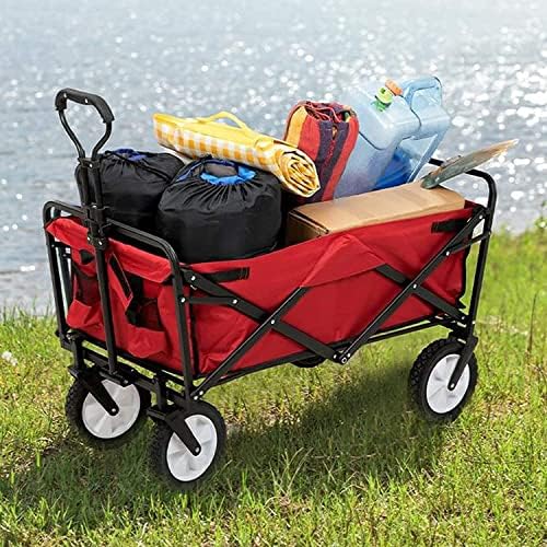 Portable Camping Cart,Garden Transporter Beach Trolley Heavy Camping F