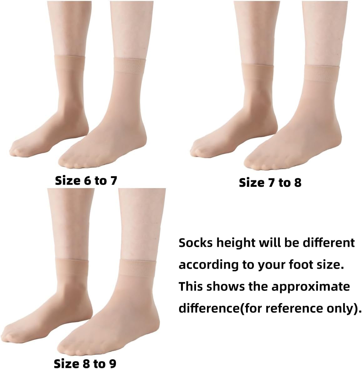 Women's 10-24 Pairs (in Gift Box) Ankle High Sheer Nylon Socks Soft Ti