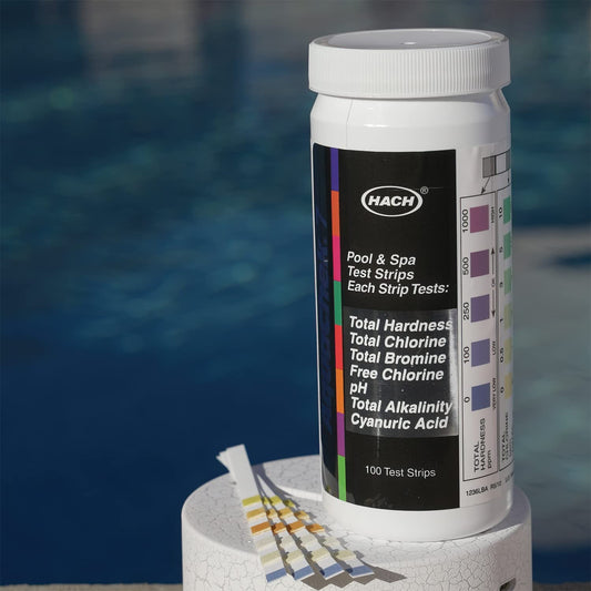 AquaChek 7-Way Pool and Spa Test Strips - Silver Pool Test Strips For