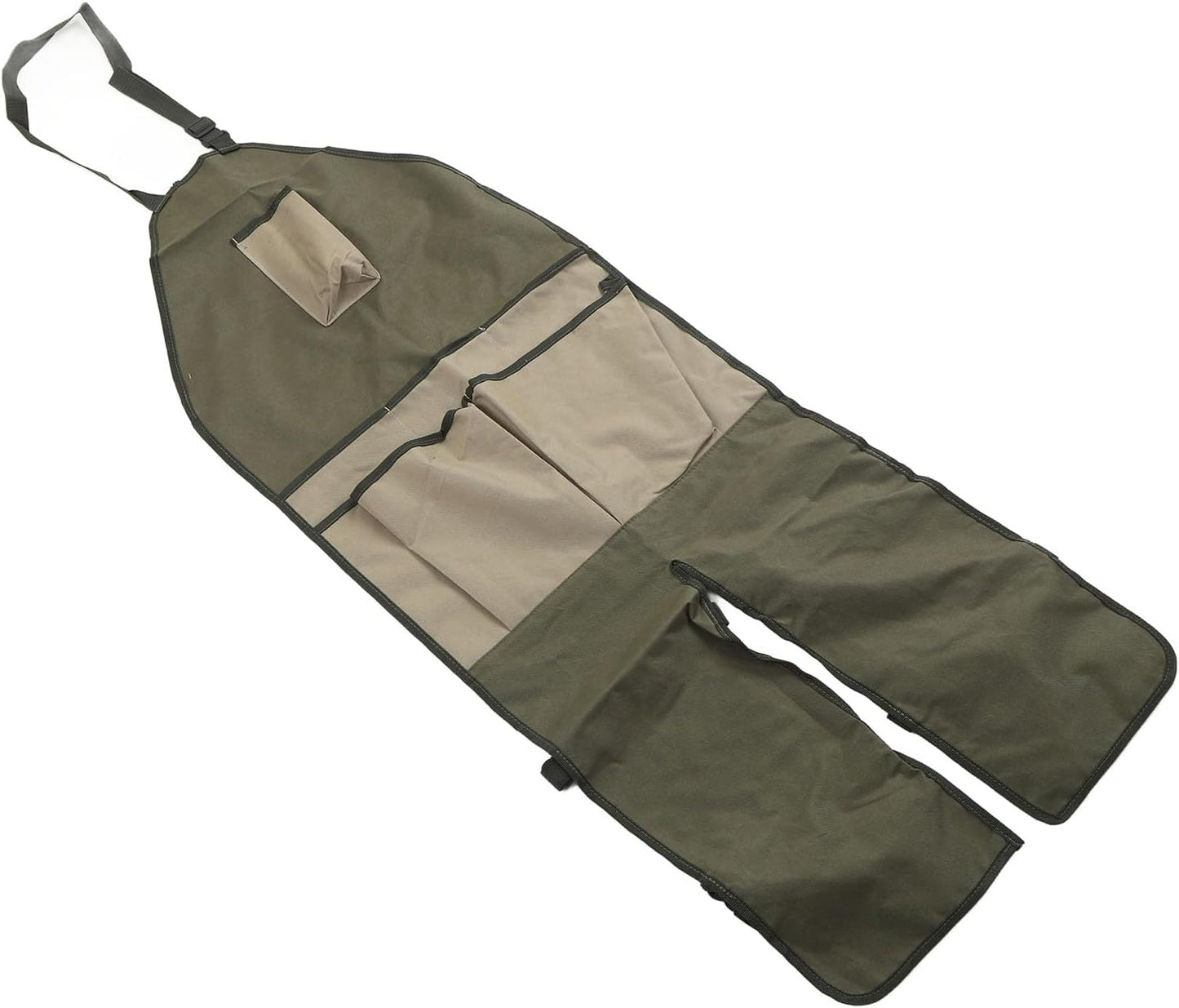 Pilipane Oxford Cloth Gardening Leggings Apron Multi Pocket Regulable Buckle Leg Protection Garden Apron for Workshop Garage Orchard Assorted Colors 118 x 45cm