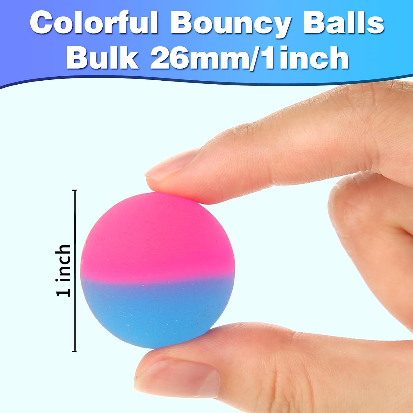 24pcs Bouncy Balls for Kids Treasure Box Toys for Classroom Party Favors for Toddlers Kids 3-5 4-8 8-12 Birthday Christmas Goodie Bag Stuffers Gifts