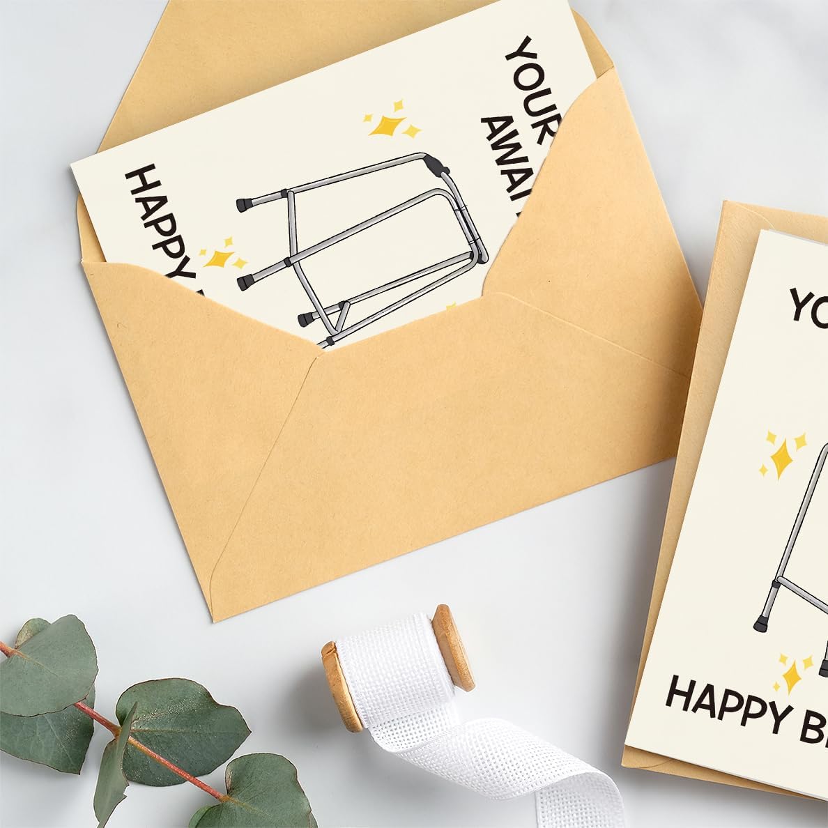 Funny Birthday Card | Funny Birthday Cards for Men, Women, Dad, Mom, Brother, Sister, Friends, Family, and Anyone | Unique Birthday Decorations & Gifts | Happy Birthday Card