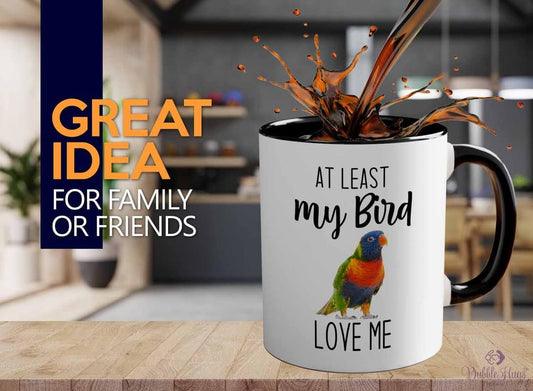 Bird Lover Two Tone Black Edition 11oz - Bird Loves me - Hummingbird N