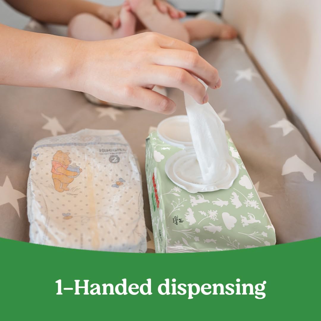 Huggies Natural Care Sensitive Baby Wipes, Unscented, Hypoallergenic,