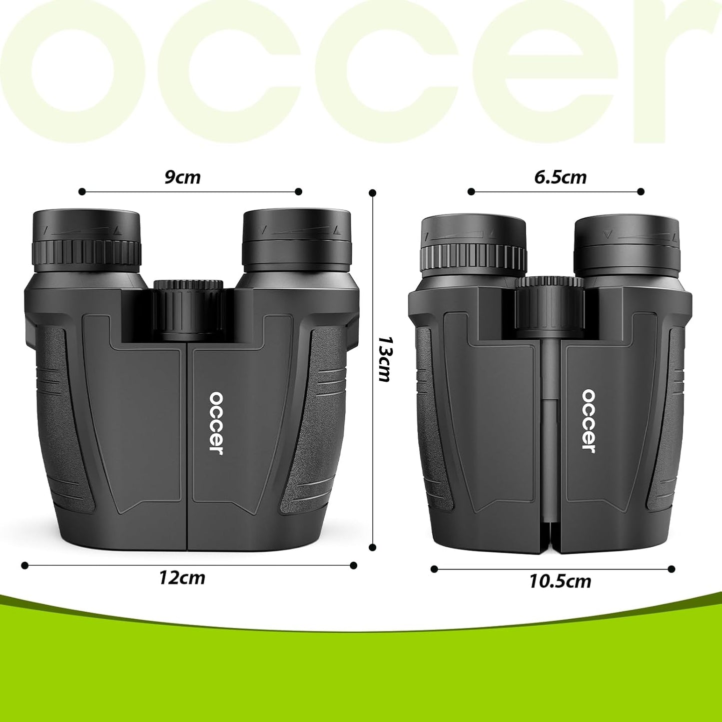 Occer 12x32 Compact Binoculars for Adults High Powered, Large Eyepiece Binocular for Kids - Easy Focus Binoculars for Bird Watching, Cruise Ship, Hunting, Travel, Sightseeing
