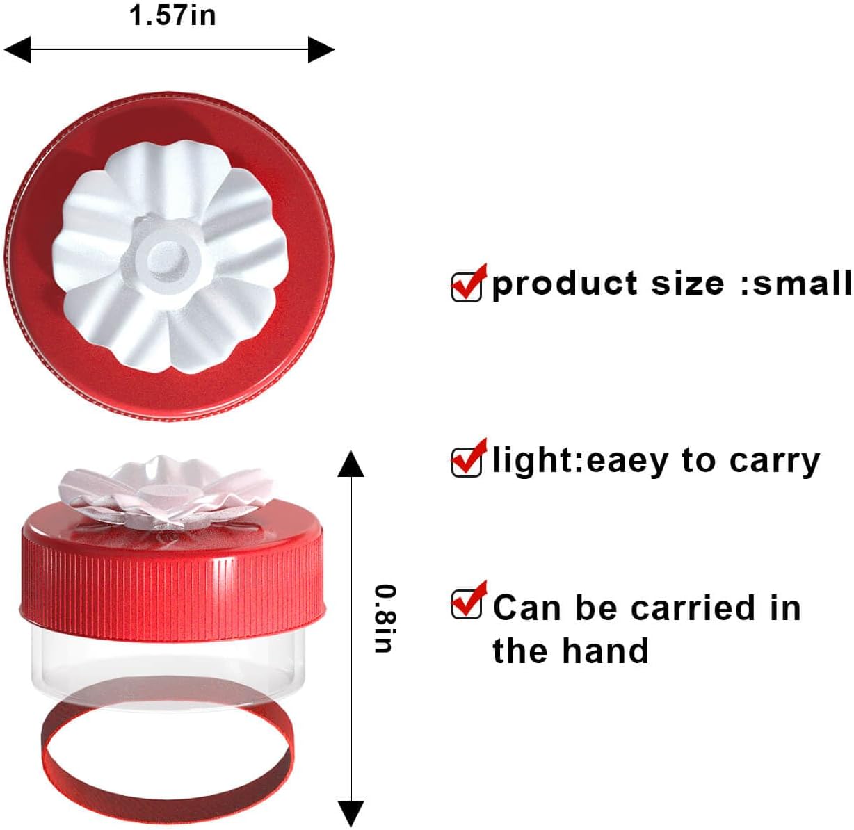 3 Pieces Handheld Hummingbird Ring, Outdoor Mini Hummingbird Handheld Feeder, with Flower Bird Feeder Ring, with Adjustable Strap of Hand Held Wild Bird Feeders Bird Perching Feeding Tools…