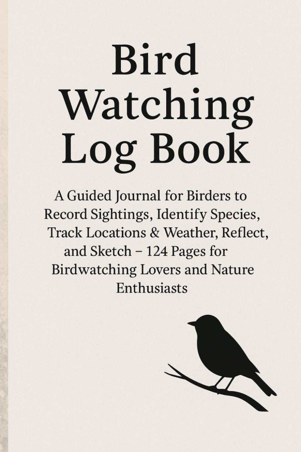 Bird Watching Log Book: A Guided Journal for Birders to Record Sightings, Identify Species, Track Locations & Weather, Reflect, and Sketch – 124 Pages for Birdwatching Lovers and Nature Enthusiasts