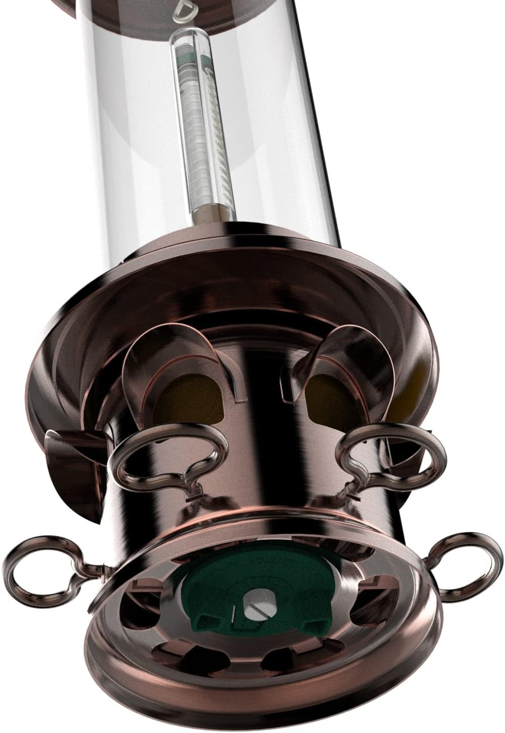 Squirrel-X X5 Bird Feeder, Discourages Squirrels 6 Spring Loaded Perches, 3.7 lb Birdseed Capacity