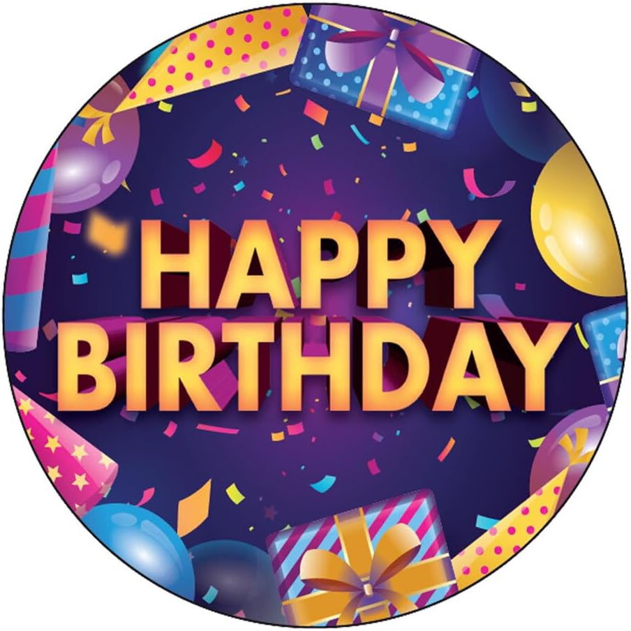 24x Cupcake Toppers – Strong Picks Happy Birthday Décor, Cupcake Decorations for Kids Birthdays