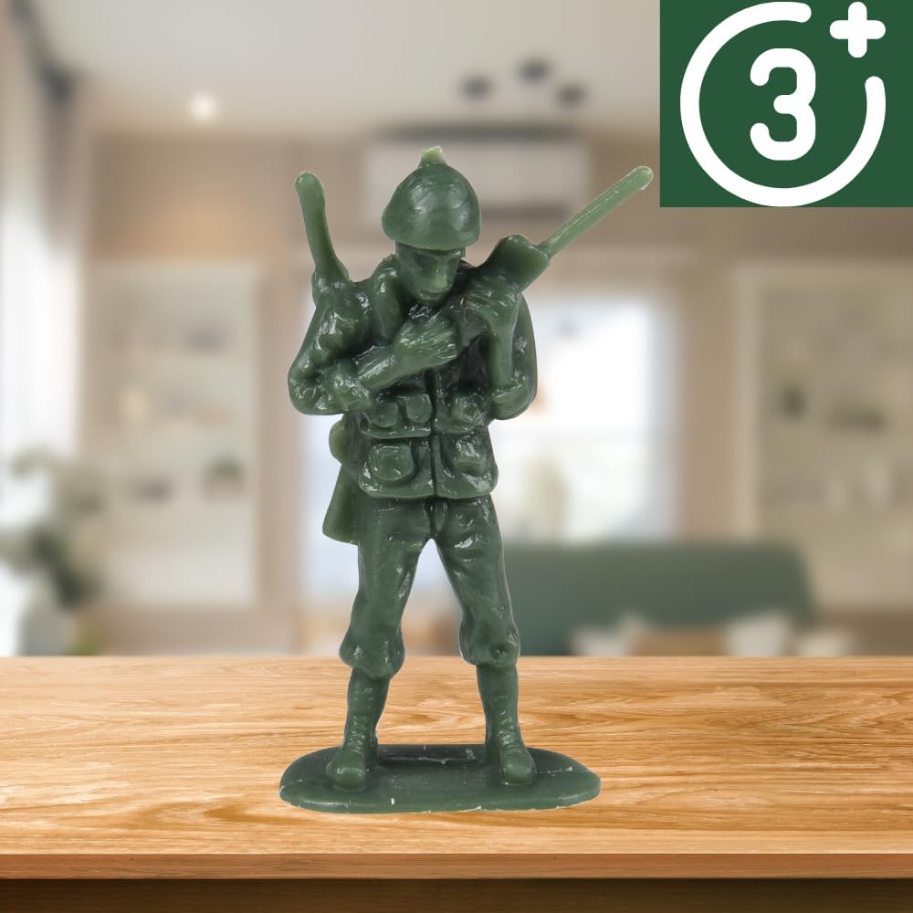 U. S. Toy DELUXE BAG OF CLASSIC TOY GREEN ARMY SOLDIERS - 36 Pc. (USTVL47)