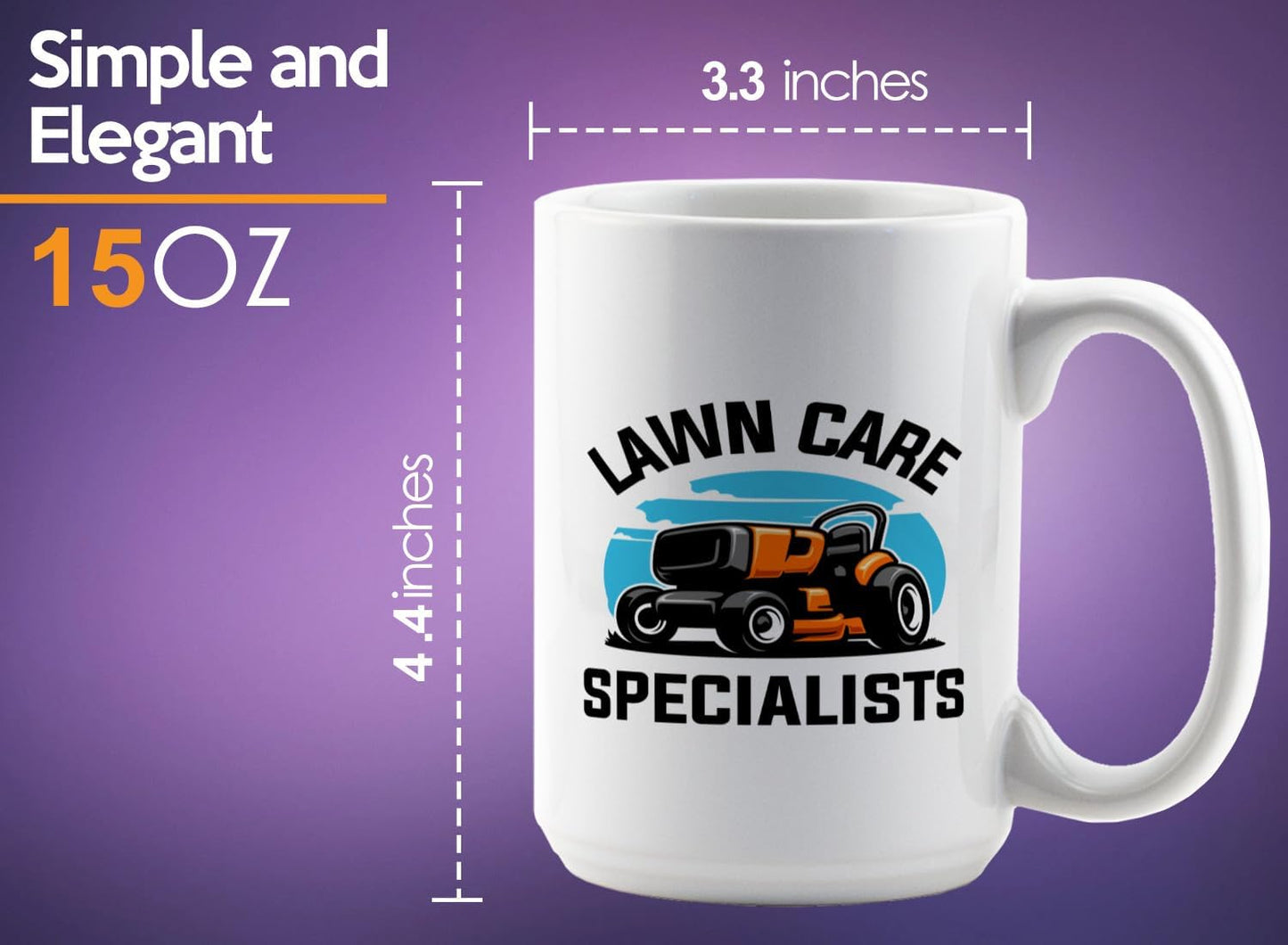 Landscaper Coffee Mug 15oz White -Lawn care specialists - Construction Worker Architecture Student Landscape Architectural Building Designer