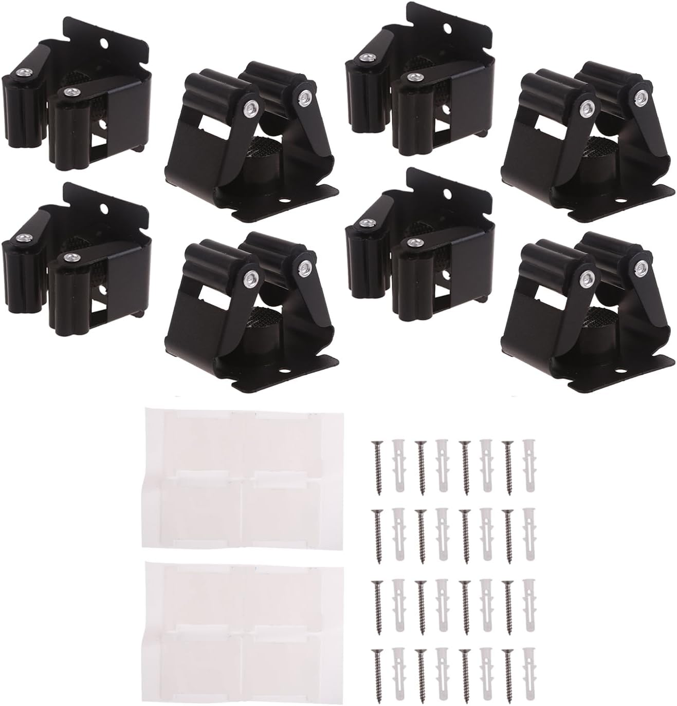 8Pieces Wall Mounted with Screws for Kitchen Bathroom Wall Mounted Han