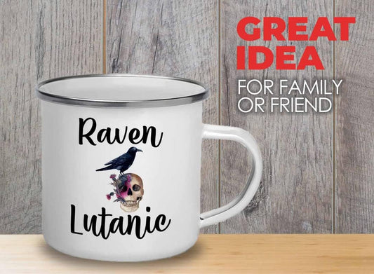 Bird Lover Camper Mug 12oz - Rven lutanic - Hummingbird Nest Cage Parrot Dad Gardening Outdoor Birdwatcher Feeder