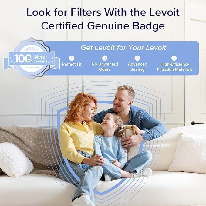 LEVOIT Core 600S-P Replacement Filter, Genuine Core 600S-RF Air Purifi