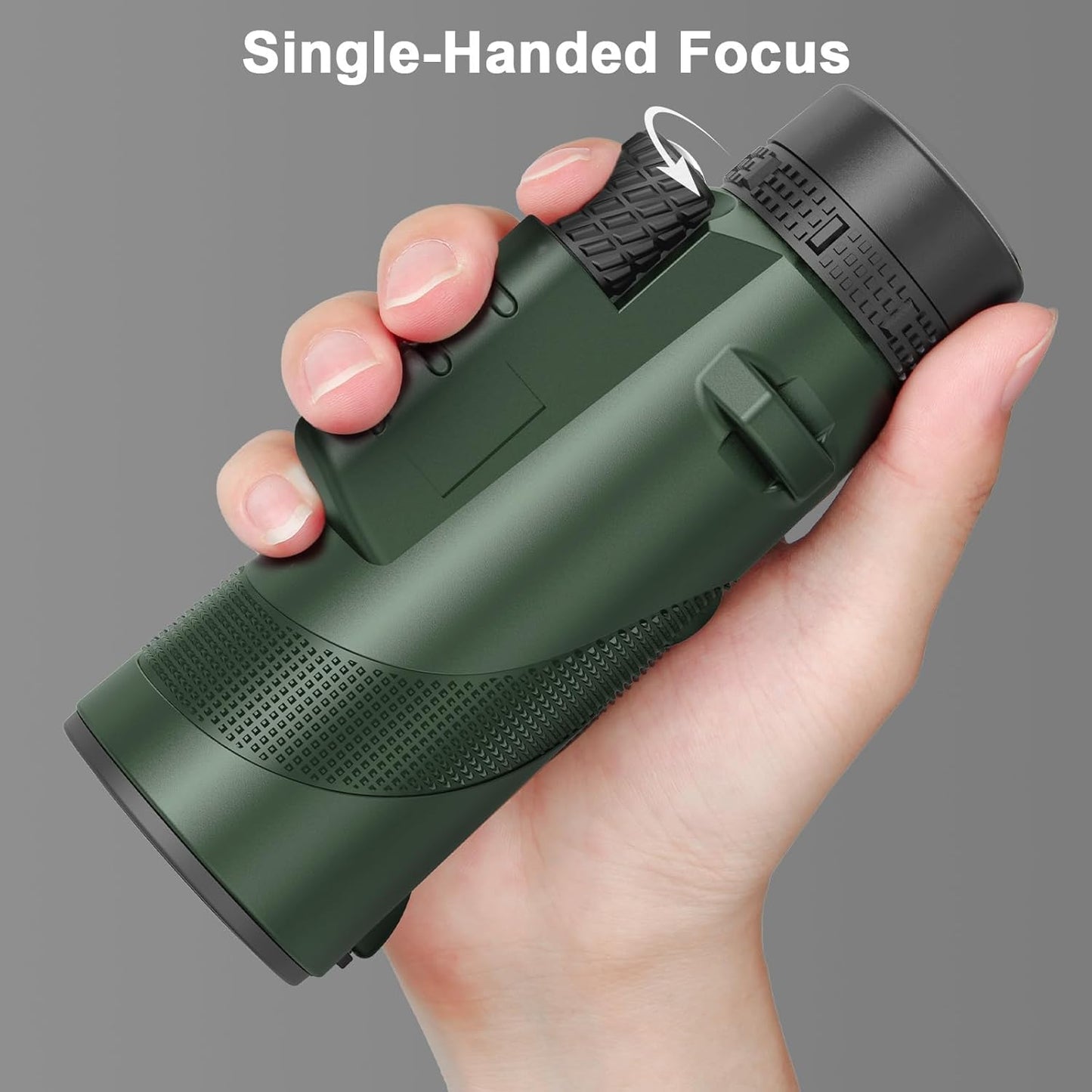 8x42 Portable Monocular Telescope for Adults, High Powered Compact Monoculars for Bird Watching, Hiking, Concert, Travel
