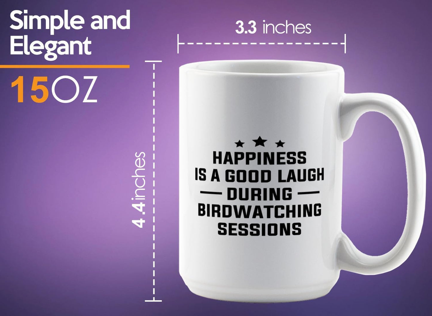 Hobby Coffee Mug 15oz White -Birdwatching Sessions - Bird Feeder Backyard Birdwatcher Gifts Birding Bird Lover