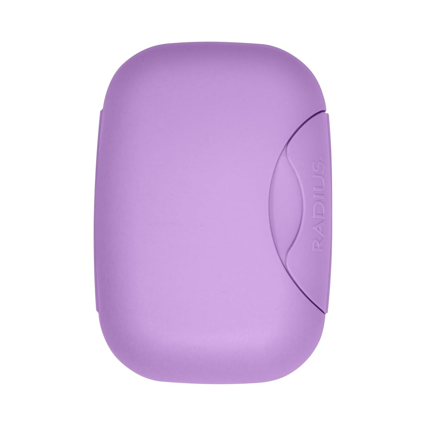 RADIUS Soap Travel Case, BPA-Free Recycled Plastic, Leakproof, Portable for Bathroom, Gym, Home, Camping - Lavender