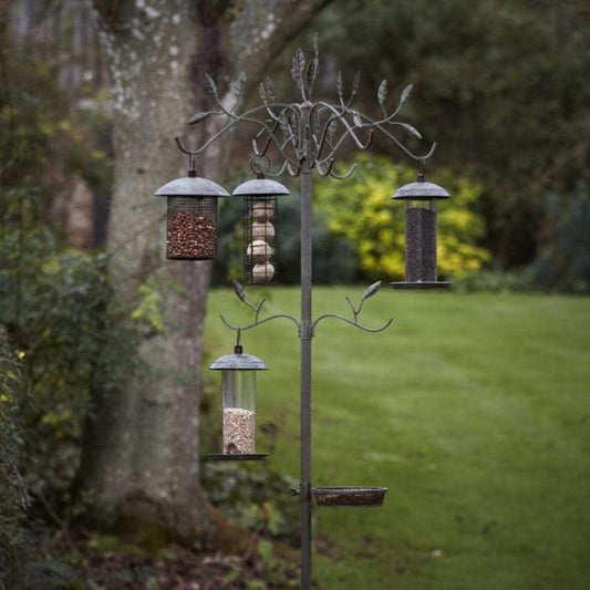 Peckish 60051220 Secret Garden Peanut Bird Feeder, Green, 14 x 14 x 25