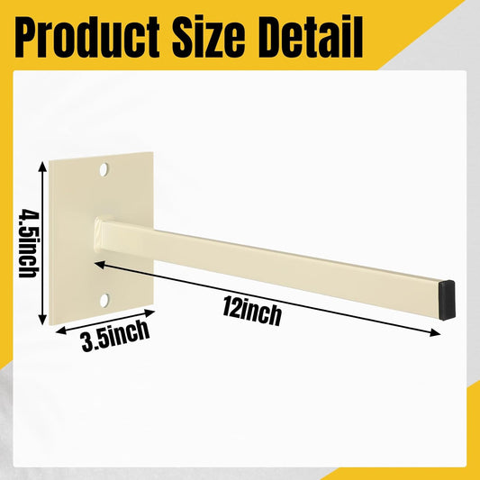 12 Inch Single Spoke Alloy Steel Tool Rack Heavy Duty Tool Organizer Wall Mount Hose Hanger Hook for Cords Garden Hoses Loppers Shears Garage Shed Storage