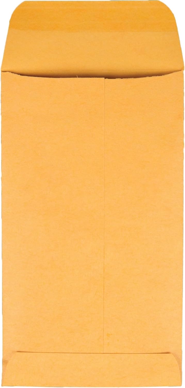 Quality Park #5 1/2 Coin Envelopes, 3 1/8 x 5 1/2, Gummed, Small Parts