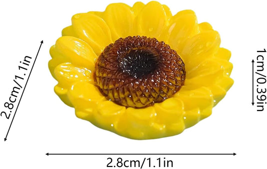Floating Bee Feeder, Flower Shape Water Station, 8 Pieces Nectar Cups with Bright Colors, Weatherproof Garden Decor, Bee Feeder with Aesthetic Design, Feeding Station for Garden Patio