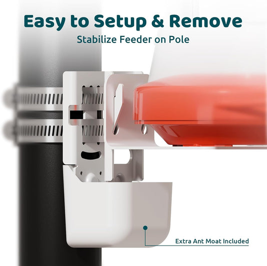 Birdfy Hum Mounting Kit for Stabilising Hummingbird Feeder Avoid Shaki