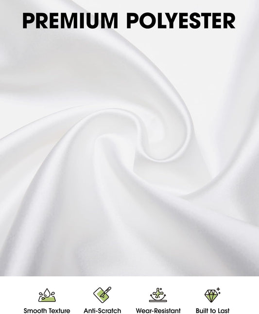 Pureegg Rectangle Table Cloth 60" x 102" – Durable Polyester Tableclot