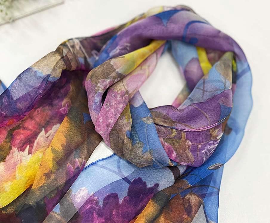 Xyueanlo Scarfs for Women Fashion Scarves Print Pattern Lightweight Su