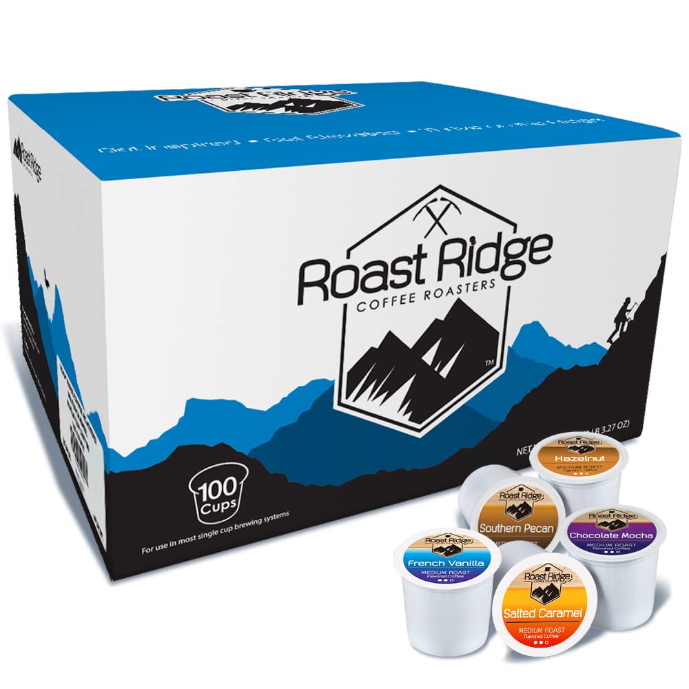 Roast Ridge Single Serve Coffee Pods for Keurig K-Cup Brewers, Variety