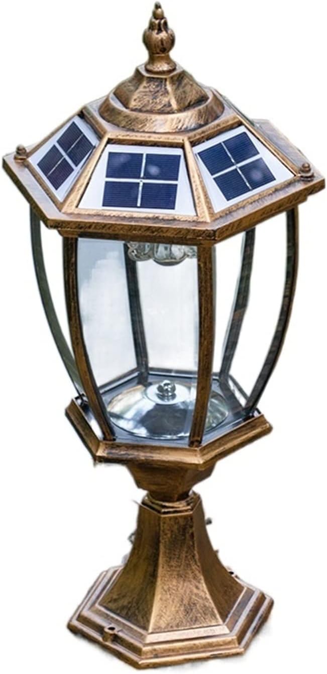 Solar Aluminum Pillar Lights Outdoor Garden Decoration Waterproof Home
