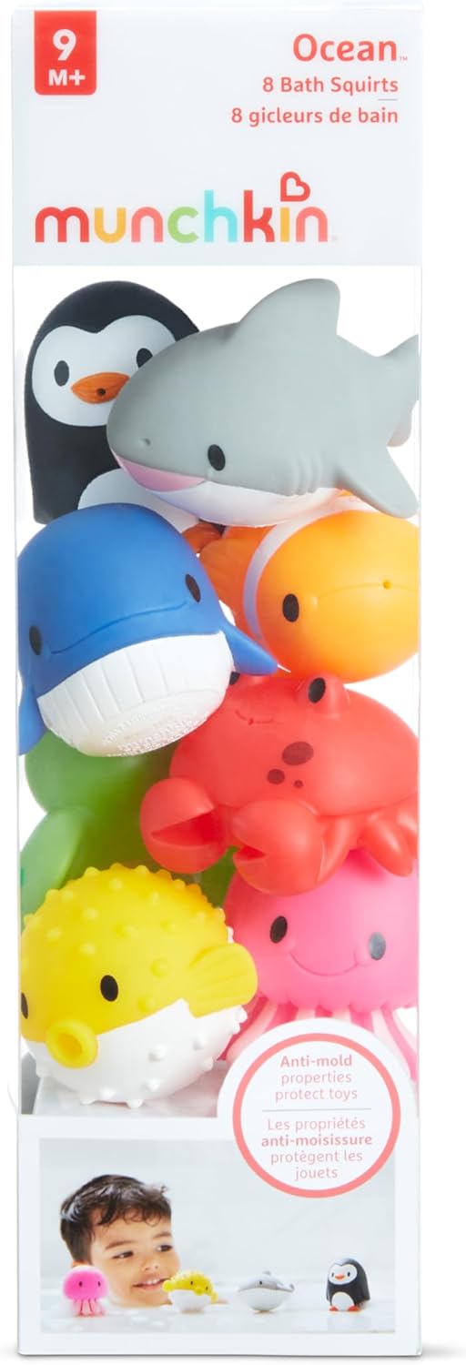 Munchkin Baby Bath Toy Squirts for Babies and Toddlers 9 Months and Up