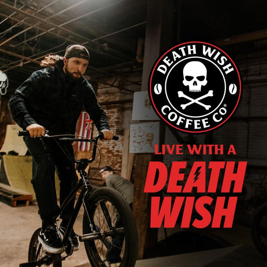 Death Wish Coffee, Organic and Fair Trade Dark Roast Whole Bean Coffee, 16 oz