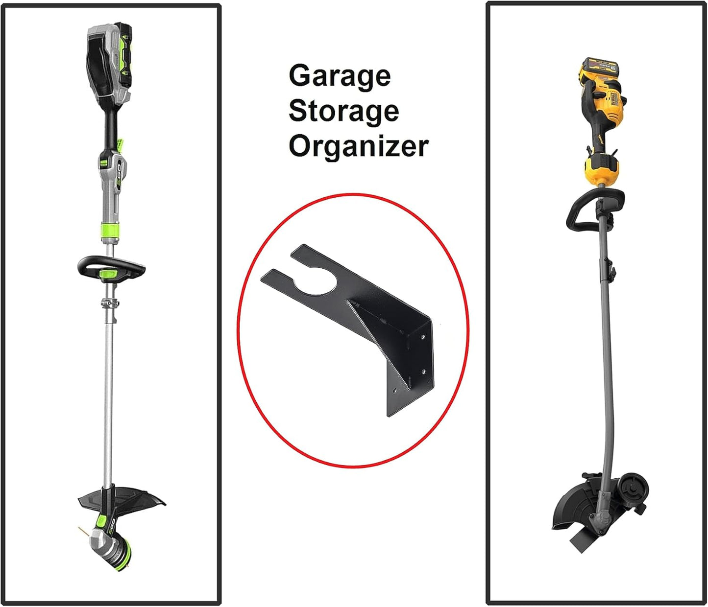 Wall Mount Rack for EGO Trimmer, Heavy-Duty Wall Hanging Holder for Ga