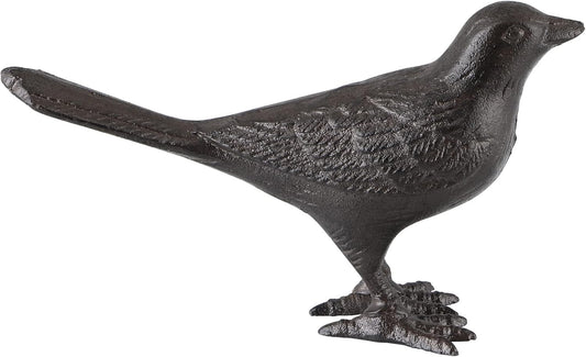 MOLIGOU Cast Iron Bird Figurine, Bird Statues Home Decor, Decorative D