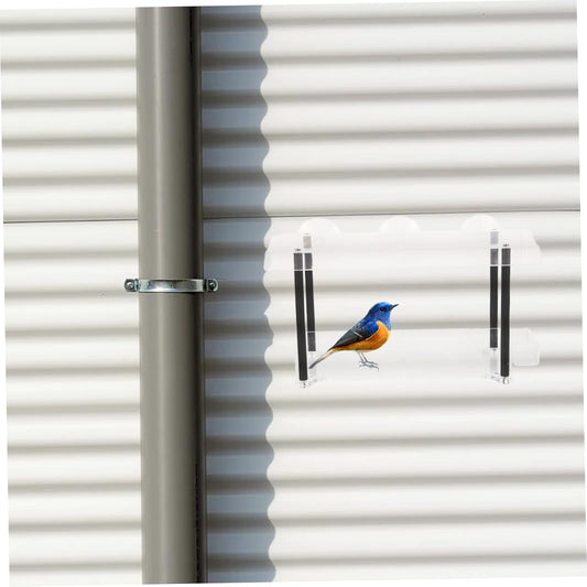 Milisten Window Bird Feeder Cups Parrot Food Container for Easy Feeding Suitable for Various Birds High Transparency