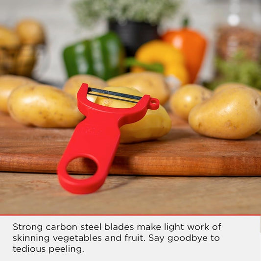 Kuhn Rikon Original Swiss Peeler 3-Pack Red/Green/Yellow