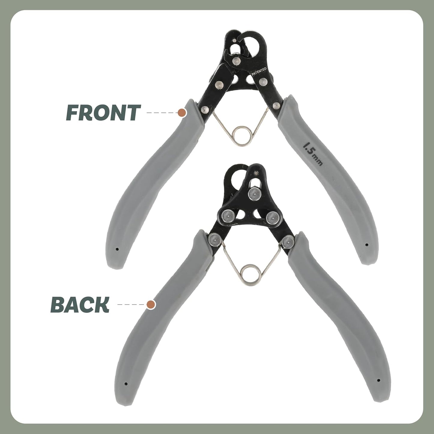 The Beadsmith Original One Step Looper – Create and Trim Consistent 1.5 mm Loops for Jewelry Making, Use With 24-18g Craft Wire (Patented)