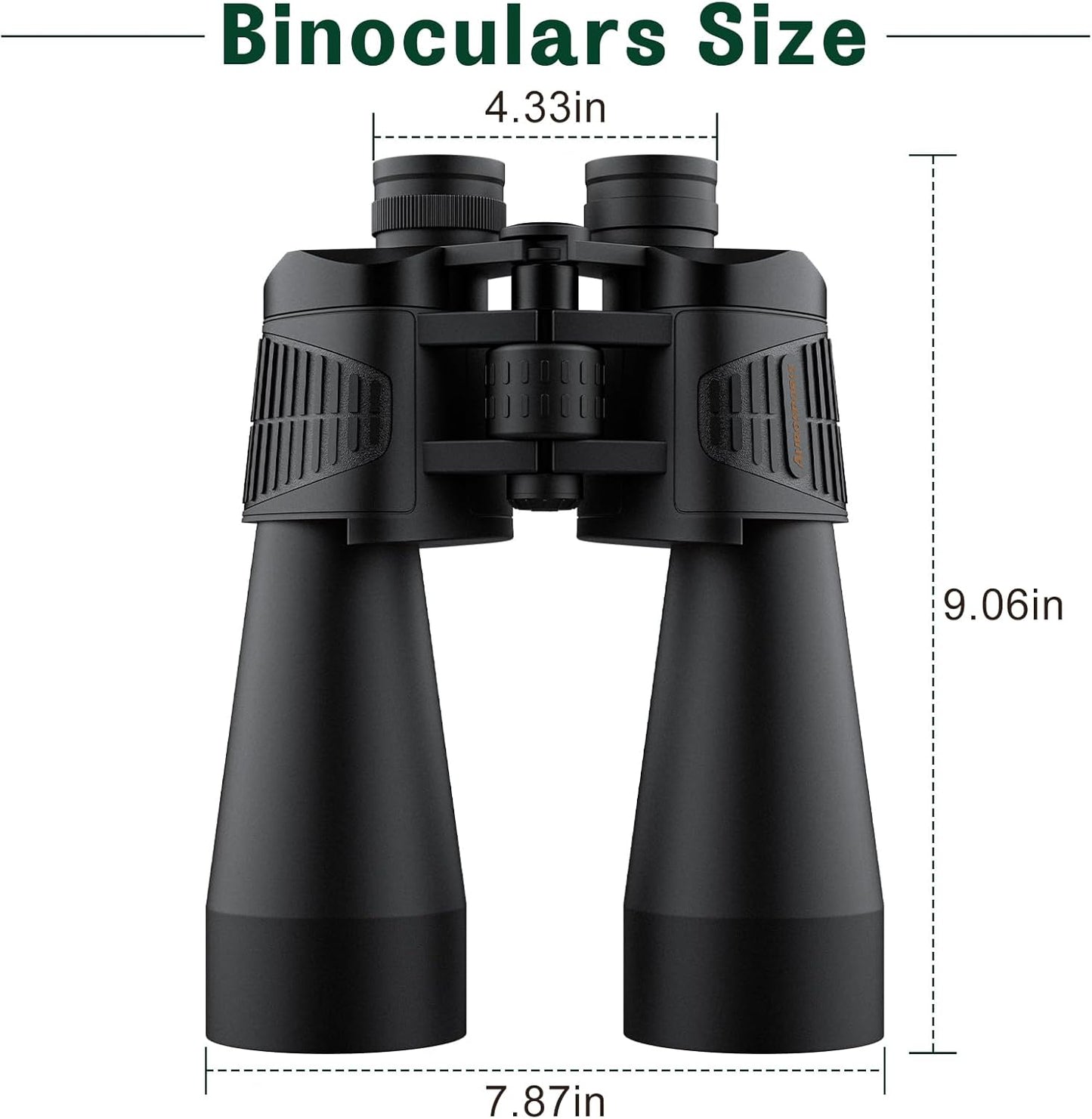 Aurosports 20x70 Binoculars for Adults High Powered, BAK4 Prism & FMC Lens for HD Viewing, Bright 70mm Large Objective Lens for Bird Watching Backyard, Stargazing, Hunting, Travel and Hiking